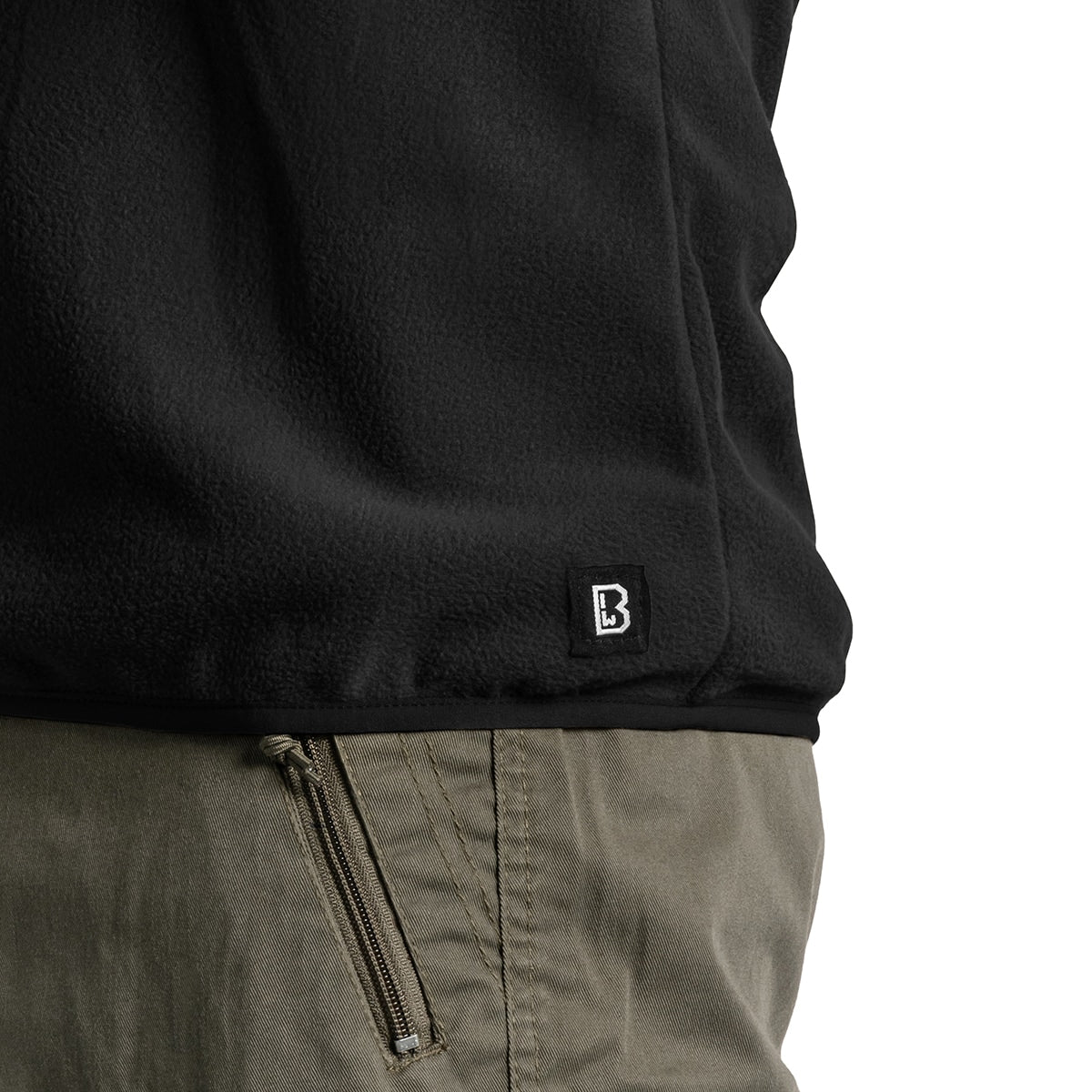 Polar Brandit Fleece Troyer Ripstop - Black