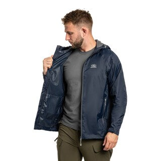 Kurtka Highlander Outdoor Stow & Go Pack Away - Navy Blue