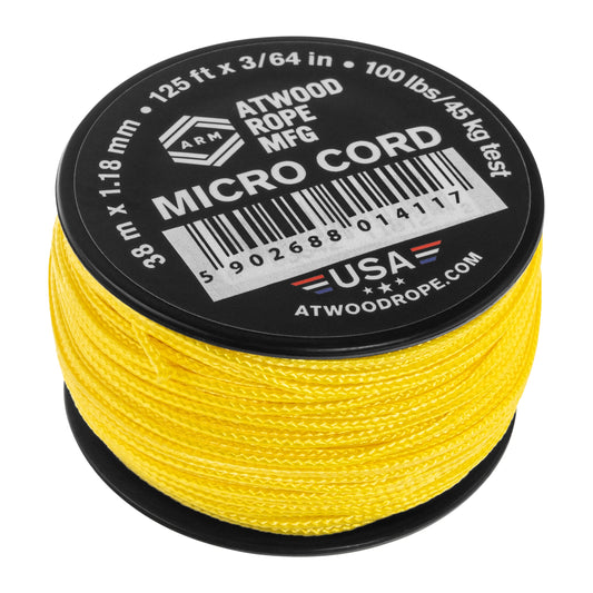 Linka Atwood Rope MFG Micro Cord 38 m - Yellow