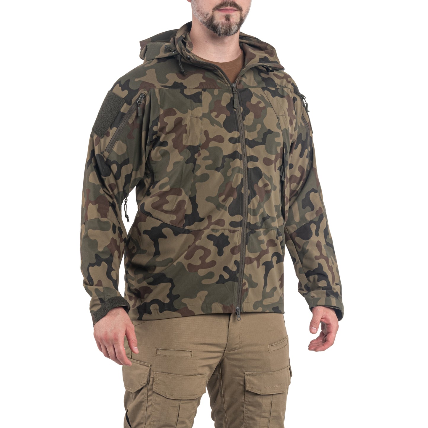 Kurtka Helikon Trooper StormStretch Softshell MK2 - wz.93 Pantera PL Woodland
