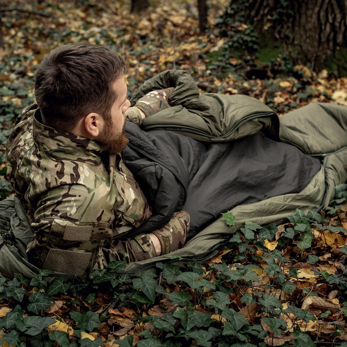 Ponczo Helikon Swagman Roll Climashield Apex z funkcją śpiwora - Shadow Grey