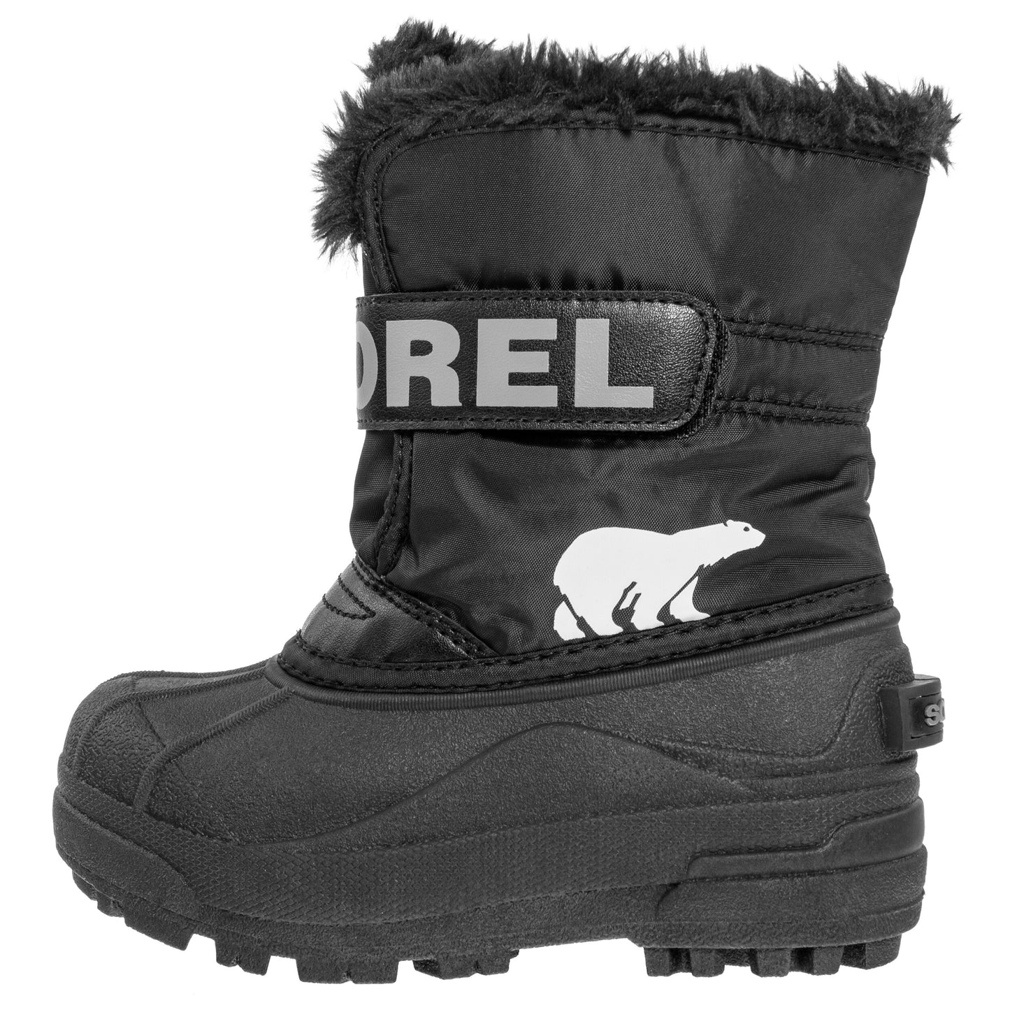 Buty śniegowce dziecięce Sorel Snow Commander Boot - Black/Charcoal