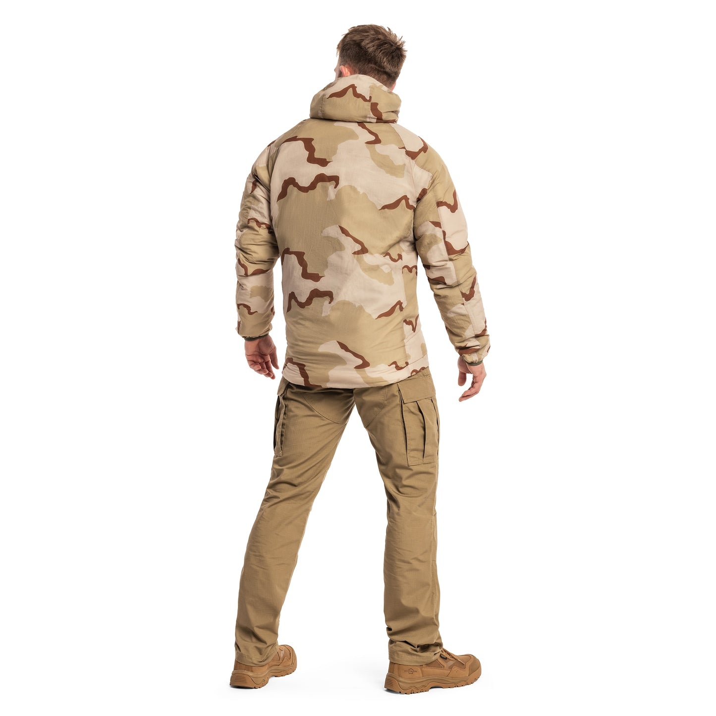 Kurtka dwustronna Helikon Wolfhound Hoodie - Desert Night Camo/US Desert