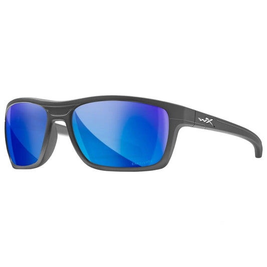 Okulary Wiley X Kingpin - Captivate Polarized Blue Mirror/Matte Graphite
