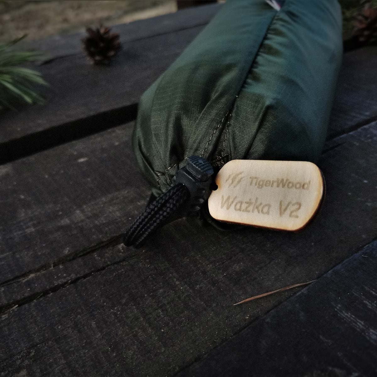 Hamak ultralekki TigerWood Ważka V2 Green