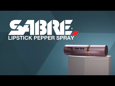 Gaz pieprzowy Sabre Red o wyglądzie szminki - strumień 23 ml
