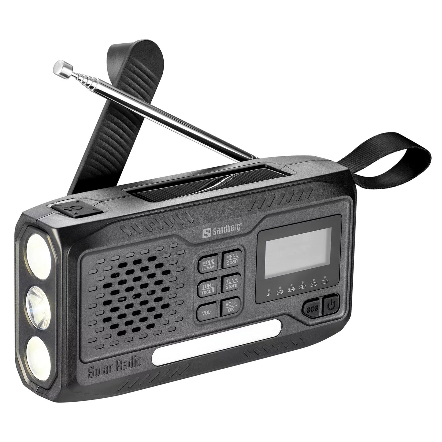 Radio alarmowe Sandberg Survivor All-in-1 4500 FM/DAB