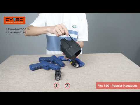 Kabura Cytac Mega-Fit Light Belt Clip - Black