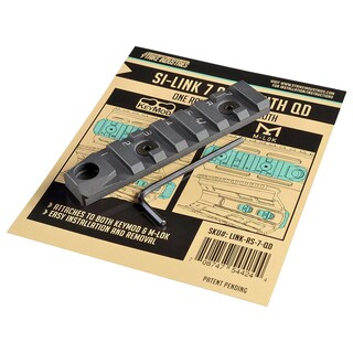 Szyna montażowa Strike Industries LINK KeyMod/M-Lok Rail 7 Slots QD - Black