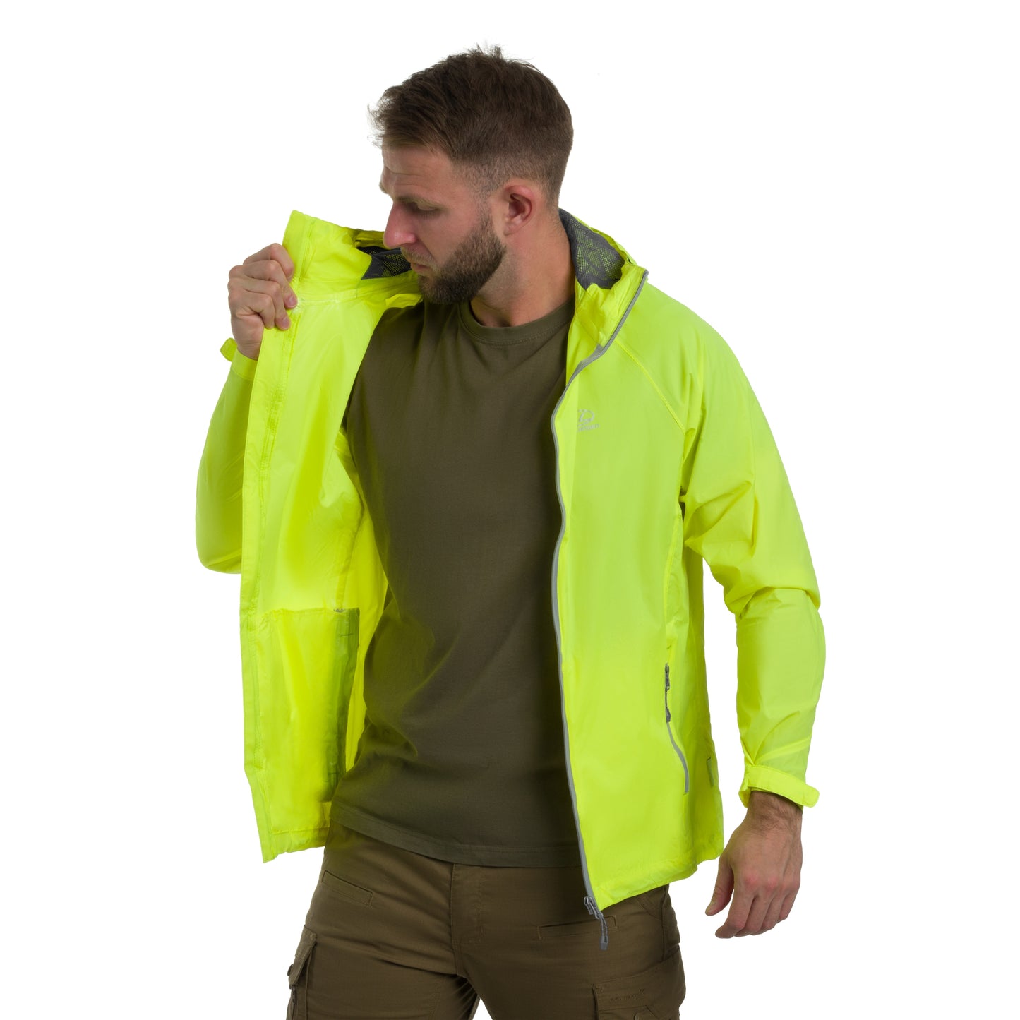 Kurtka Highlander Outdoor Stow & Go Pack Away - Yellow