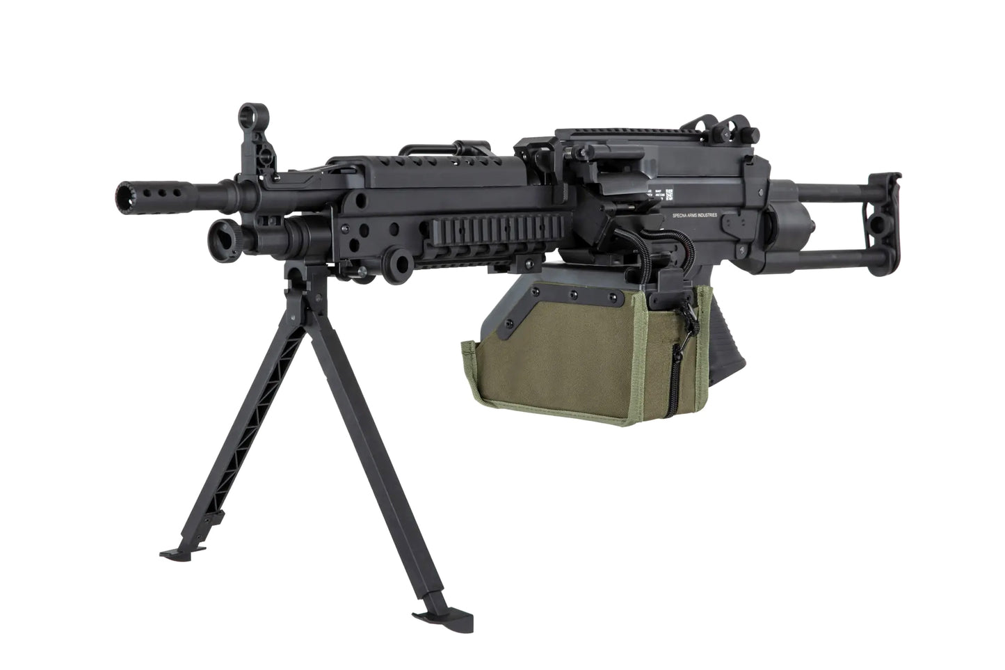 Karabin maszynowy AEG Specna Arms SA-F249 Para Flex Gate X-ASR - Black
