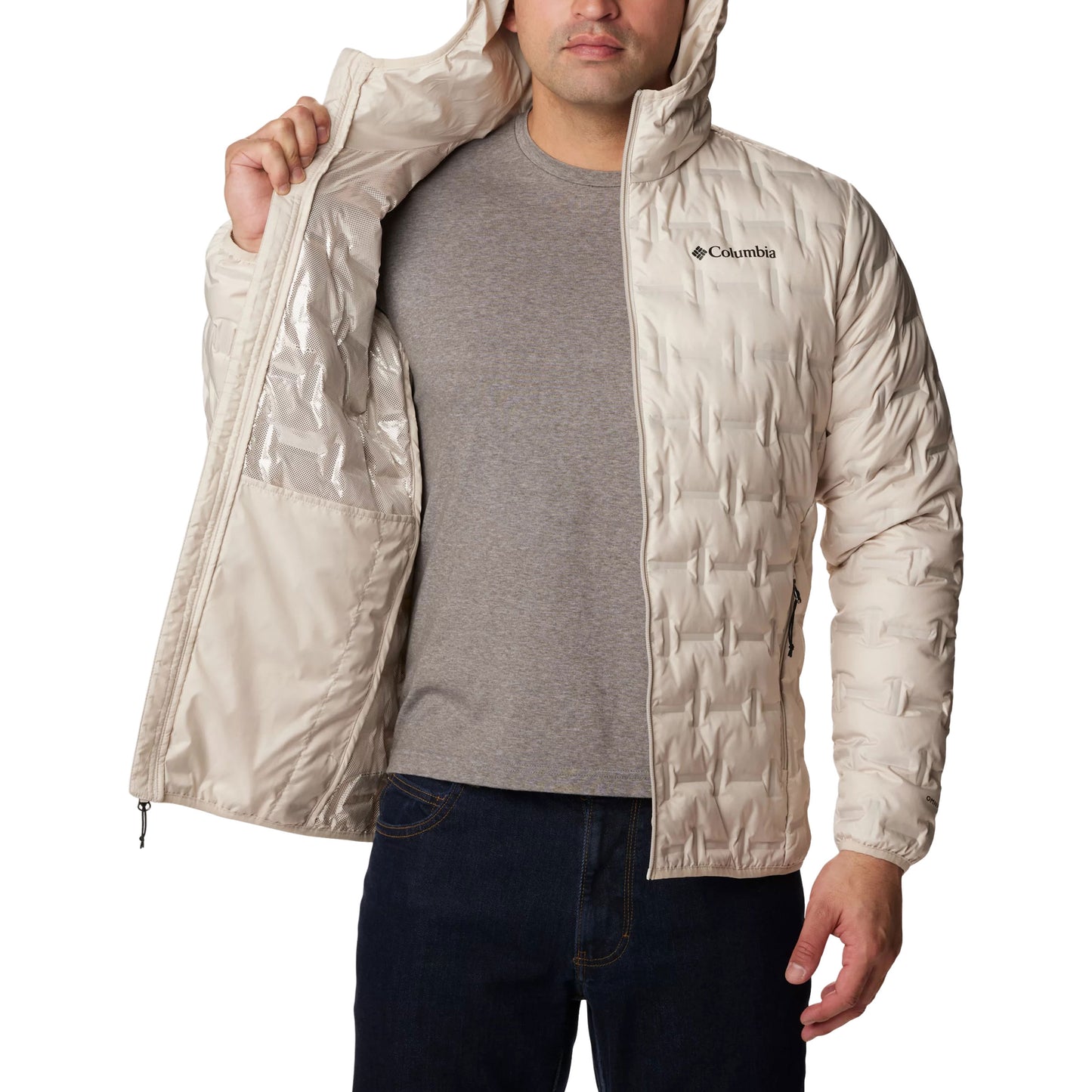 Kurtka Columbia Delta Ridge Down Hooded - Dark Stone