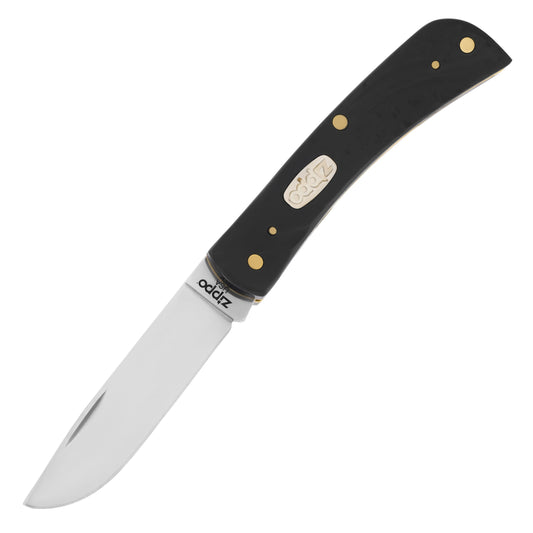 Nóż składany Zippo Sodbuster Jr - Rough Black Synthetic