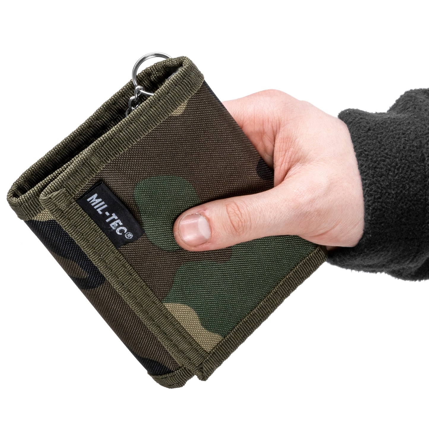 Portfel Mil-Tec z łańcuszkiem - Woodland