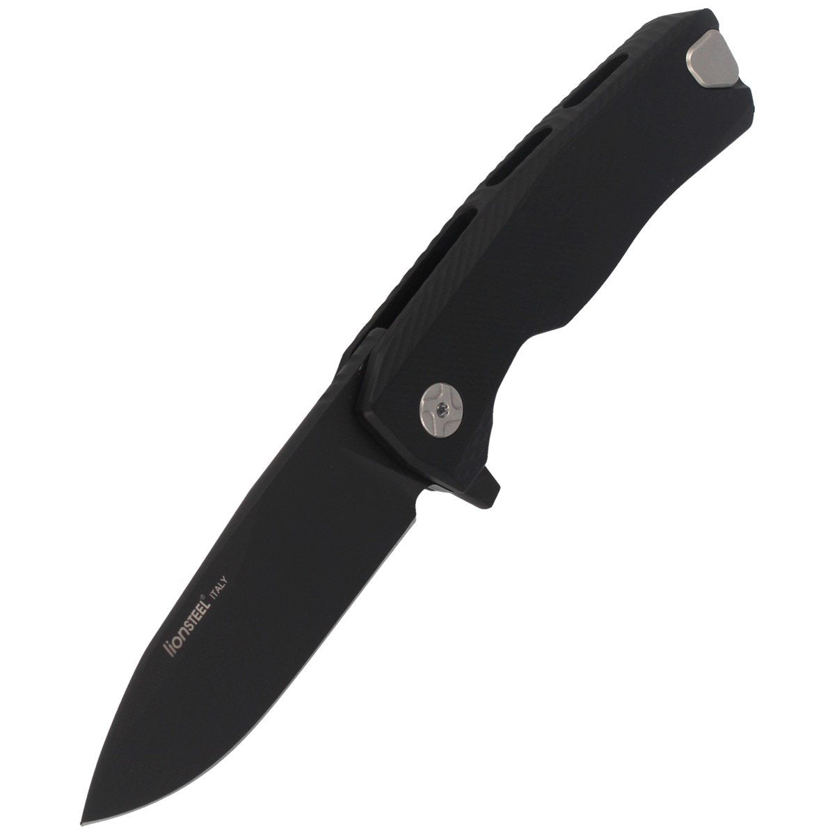 Nóż składany LionSteel ROK Aluminium Black Blade Black