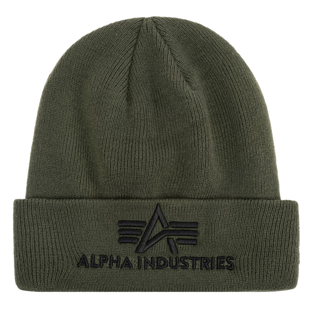 Czapka Alpha Industries 3D Beanie - Dark Green