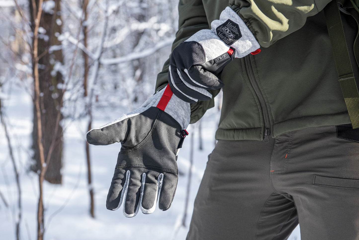 Rękawice taktyczne Mechanix Wear ColdWork Guide - Black/Grey
