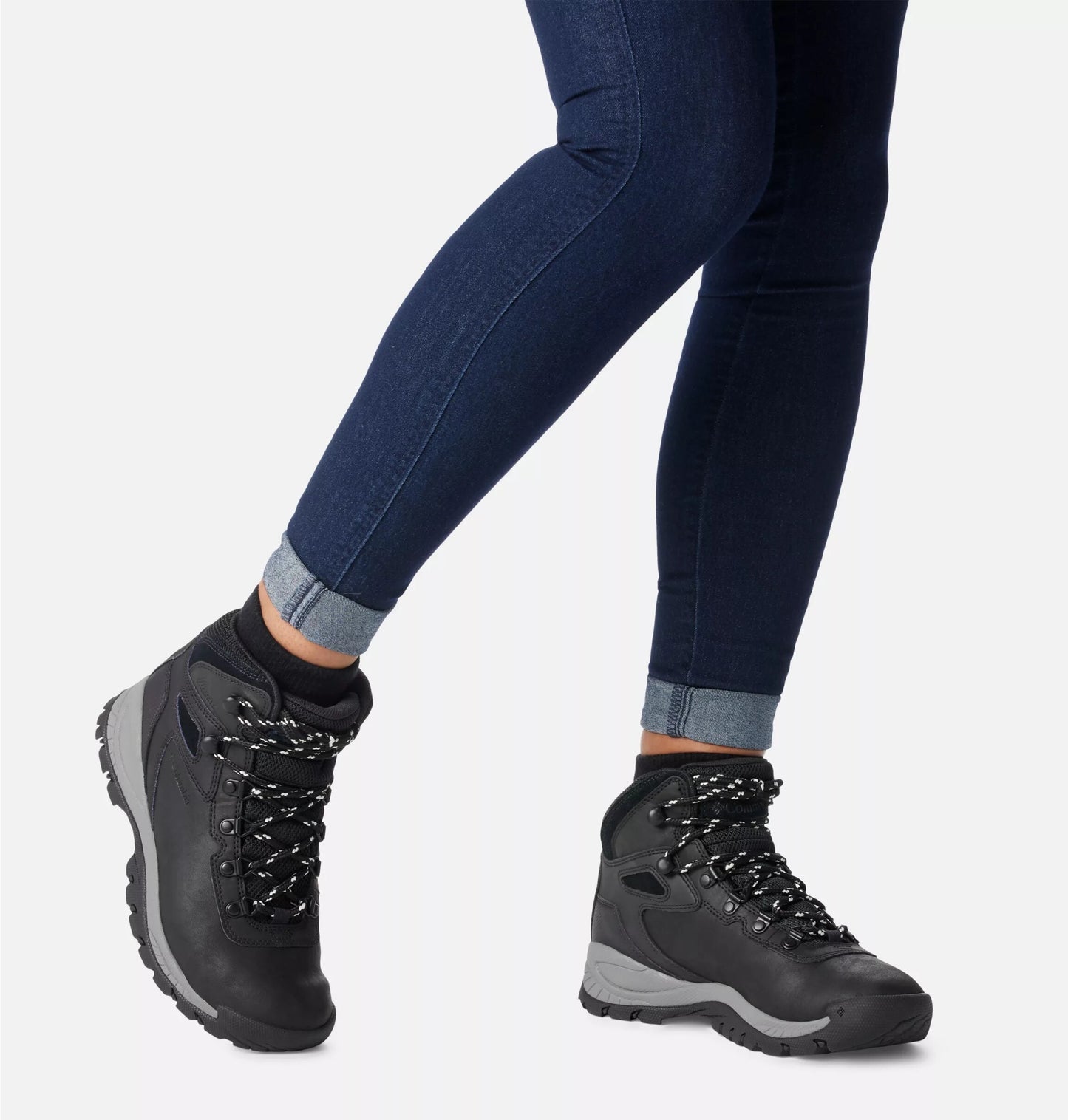 Buty damskie Columbia Newton Ridge Plus WP - Black/Chalk