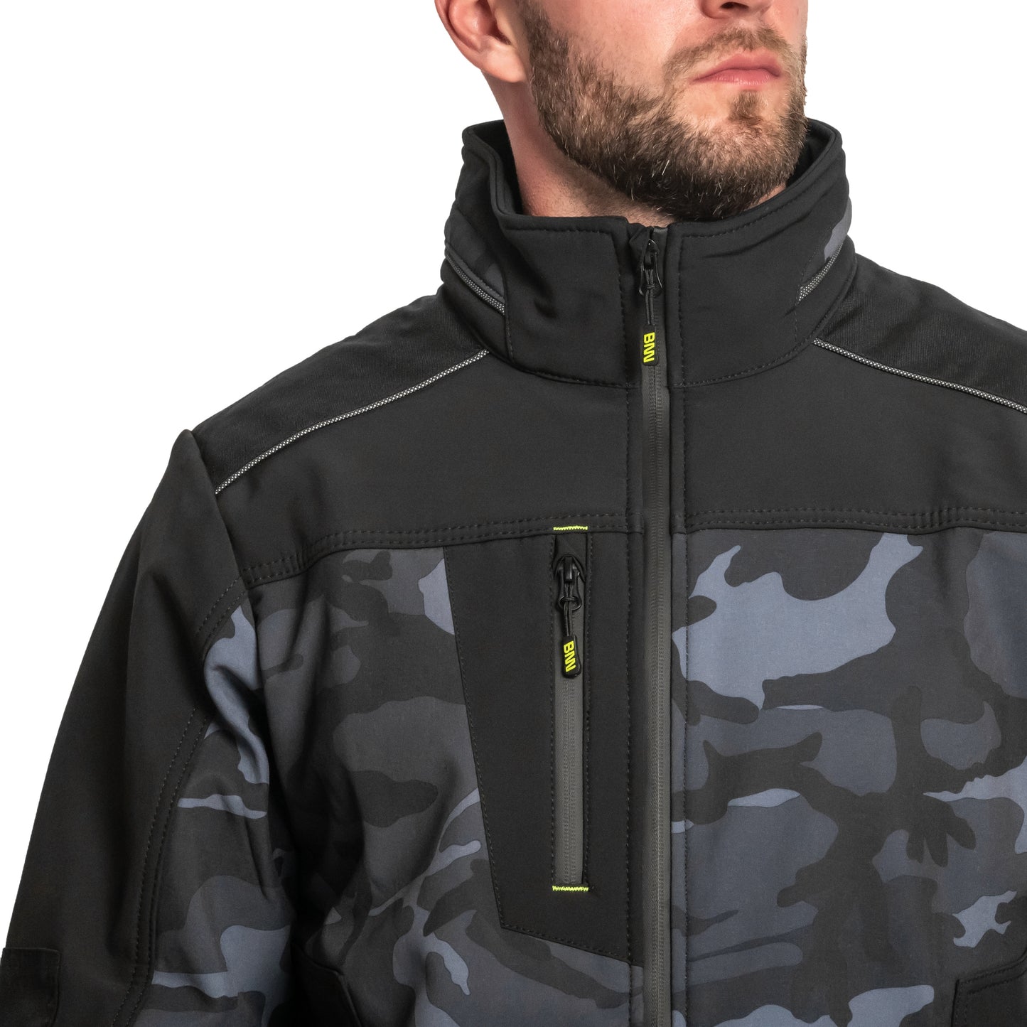Kurtka Bennon Camos Softshell - Black/Grey