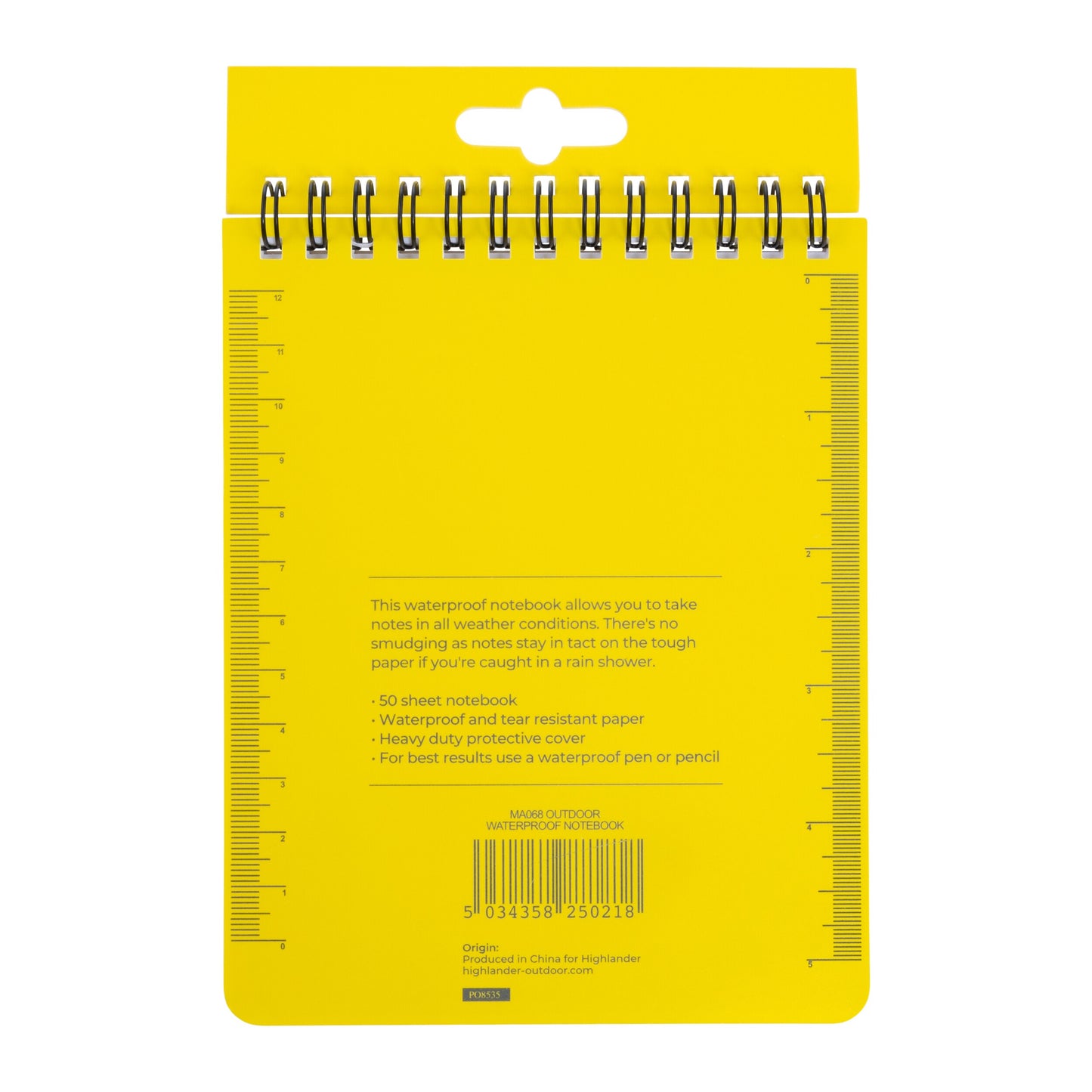 Notes wodoodporny Highlander Outdoor 15 x 12 cm