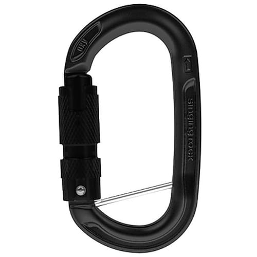 Karabinek wspinaczkowy Singing Rock OXY Triple Lock - Black