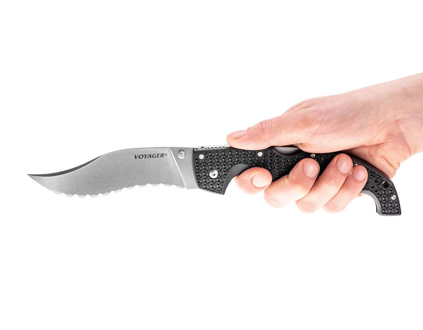 Nóż składany Cold Steel Voyager Vaquero XL Serrated AUS10A