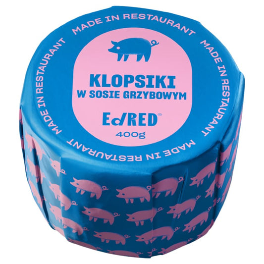 Żywność konserwowana Ed Red - Klopsiki w sosie grzybowym 400 g