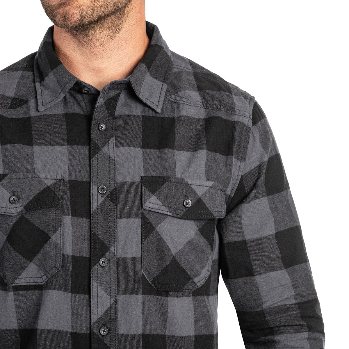 Koszula Brandit Check Shirt - Black/Grey