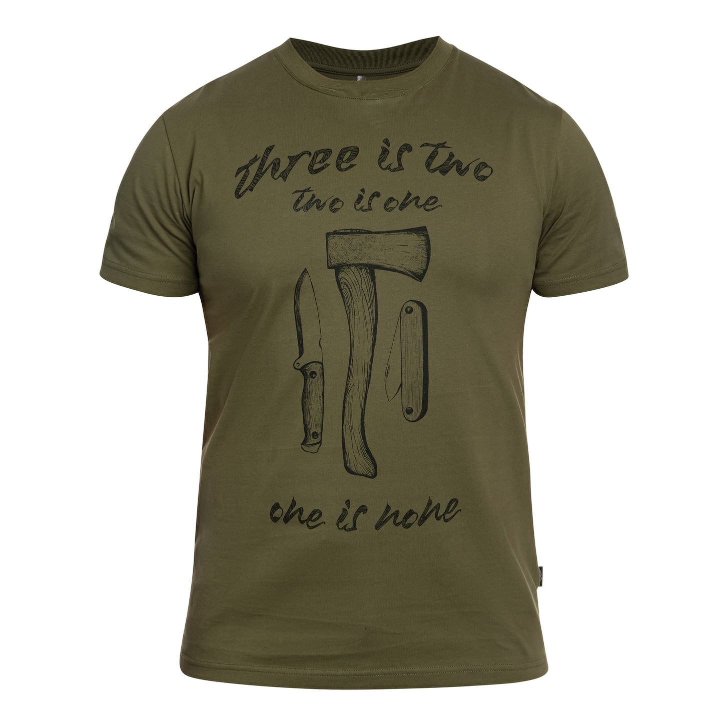 Koszulka T-Shirt Helikon One Is None - Olive Green