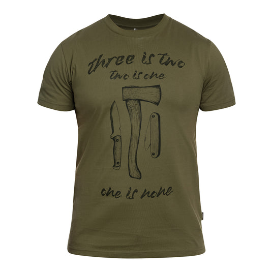 Koszulka T-Shirt Helikon One Is None - Olive Green