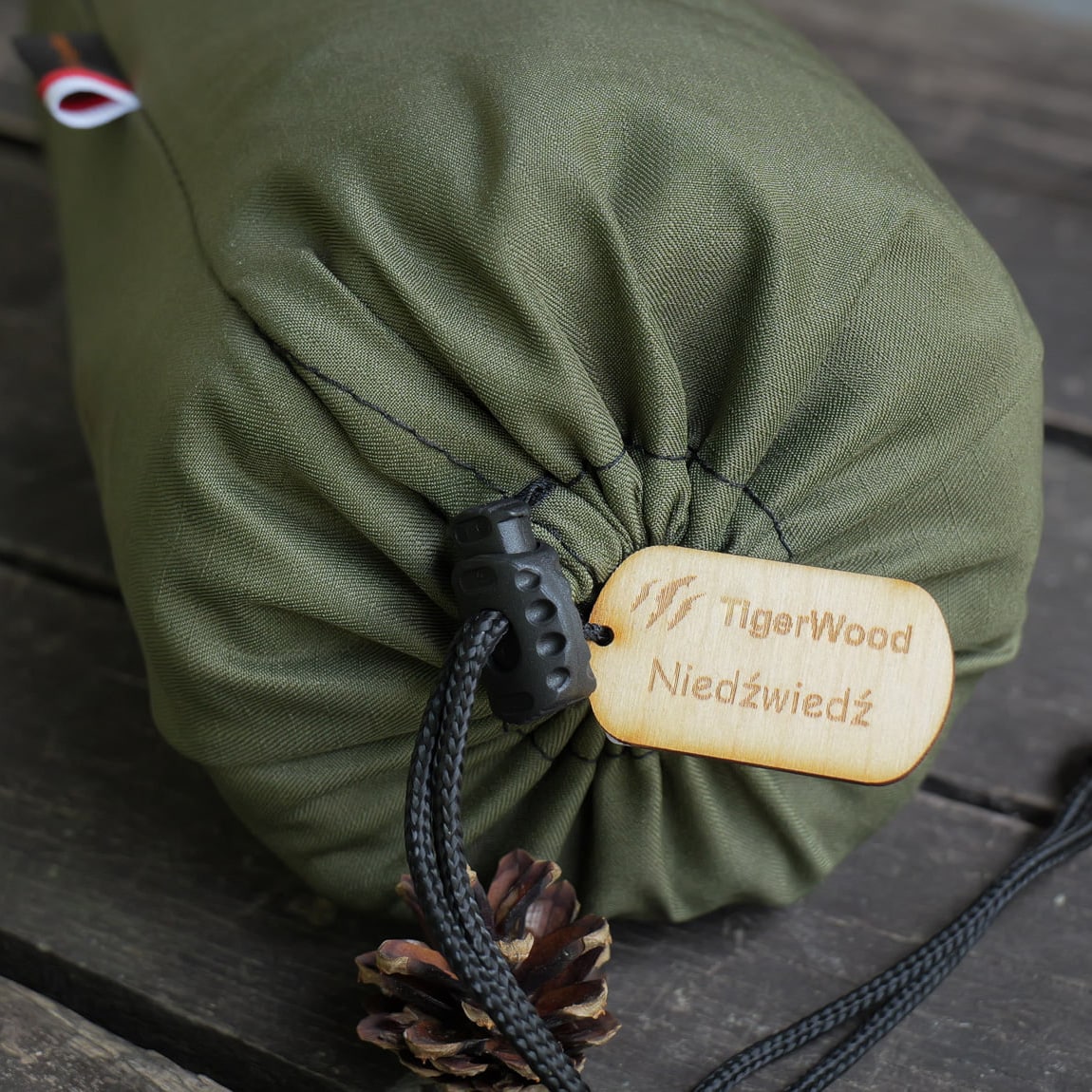 Hamak TigerWood Niedźwiedź - Olive