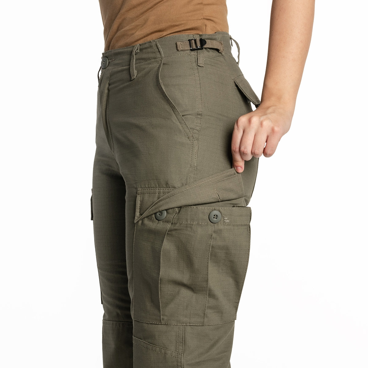 Spodnie damskie Brandit Cargo BDU Rip-Stop - Olive