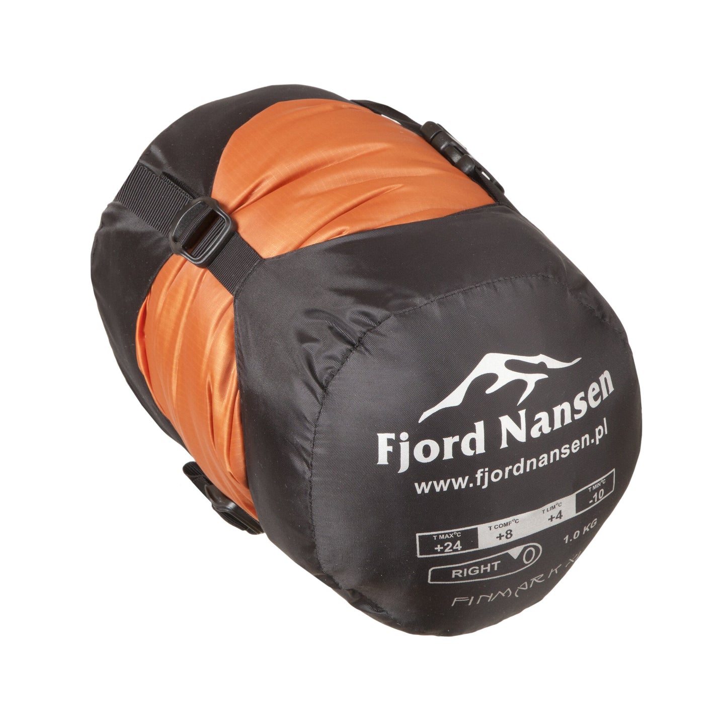 Śpiwór Fjord Nansen Finmark XL Carnelian 1000 g - prawy