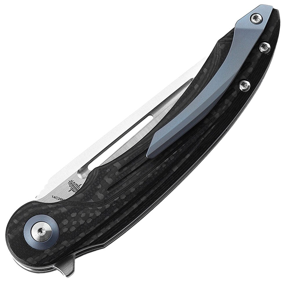 Nóż składany Bestech Knives Irida Carbon Fiber/G10 - Black