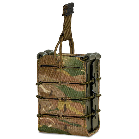 Ładownica Pentagon Elpis Rifle Mag Pouch na 2 magazynki do M4/G3 - Grassman