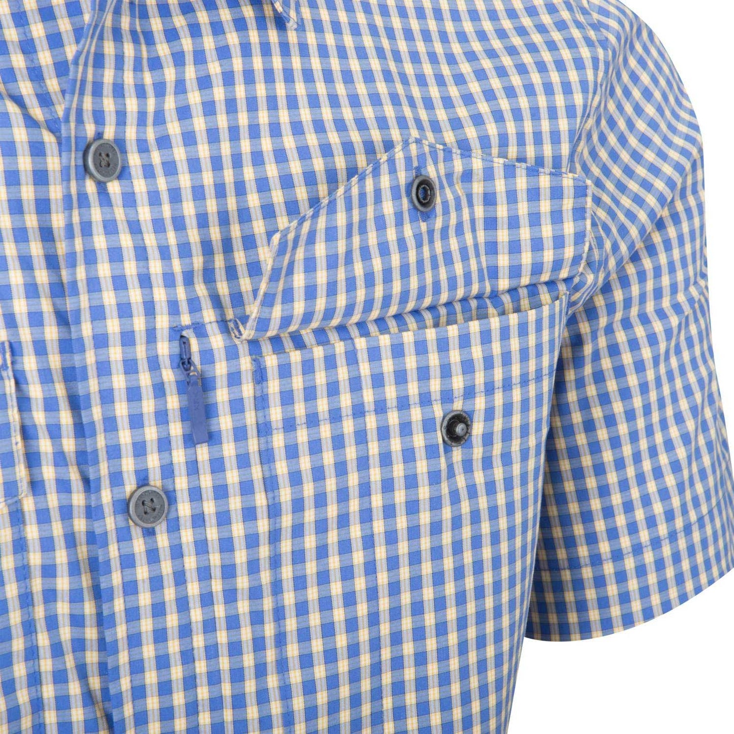Koszula Helikon Covert Concealed Carry Short Sleeve - Royal Blue Checkered