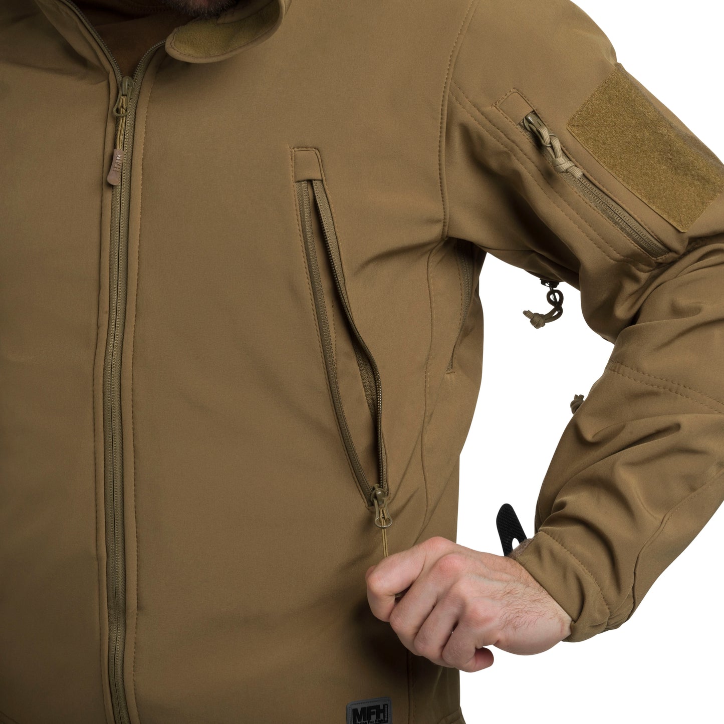Kurtka MFH Scorpion Softshell - Coyote