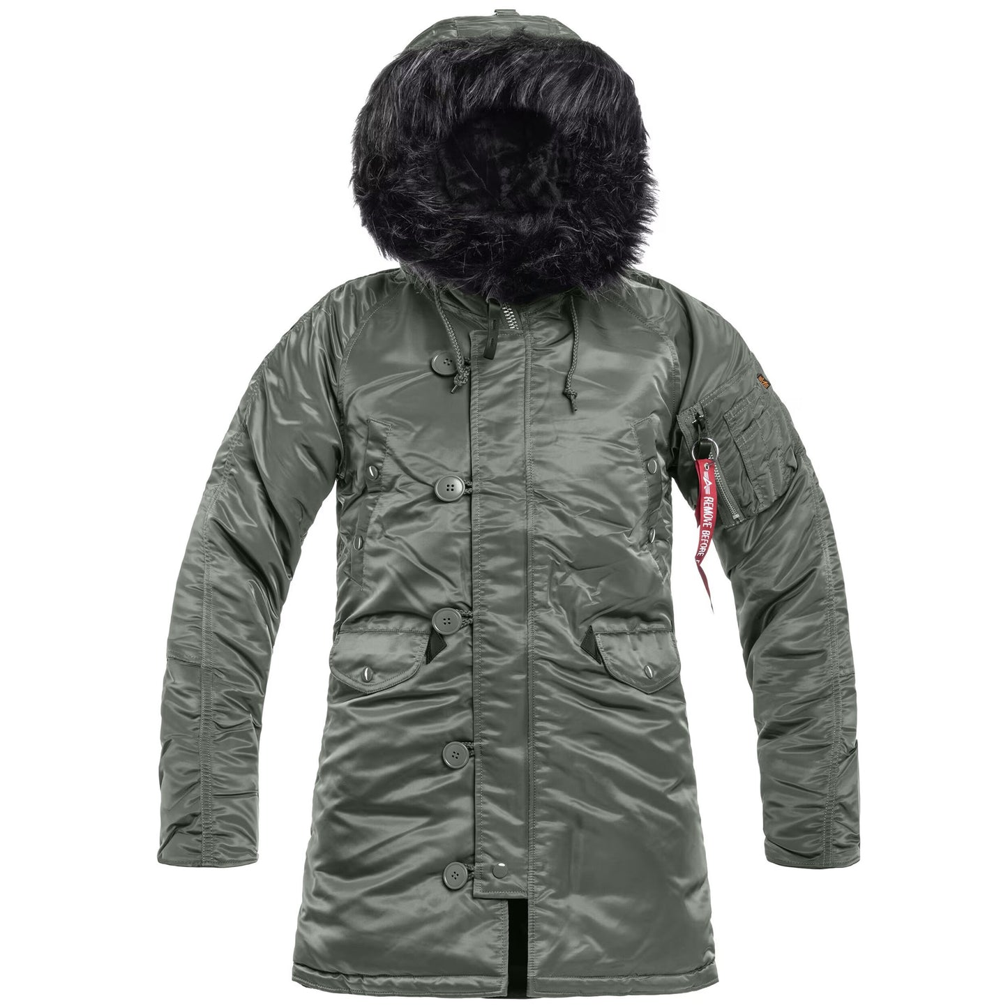 Kurtka damska Alpha Industries N3B VF 59 - Vintage Green/Black