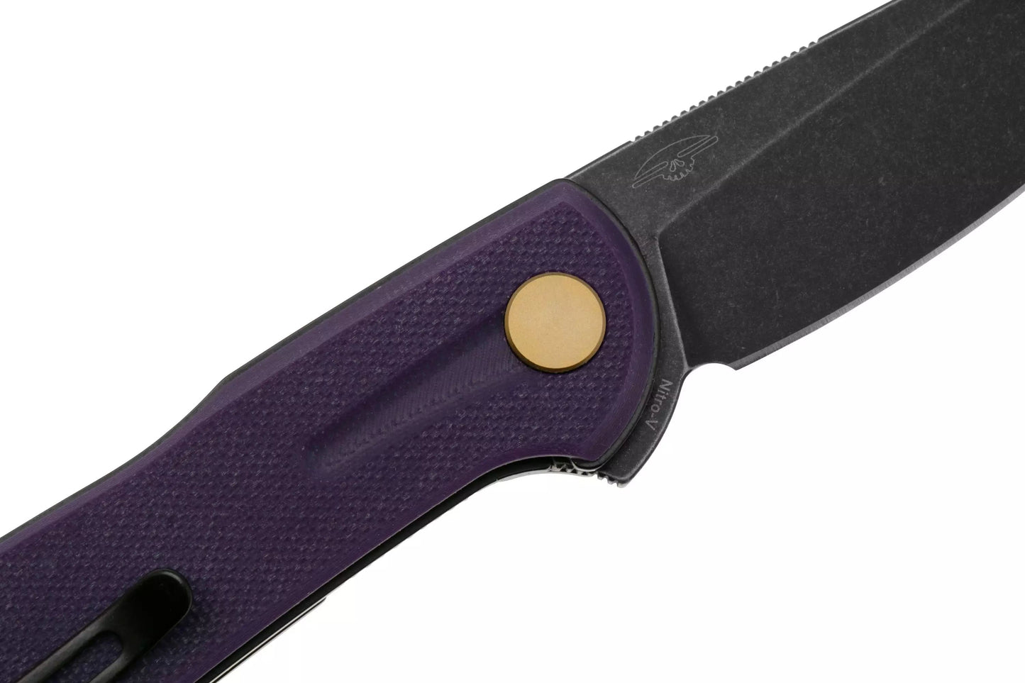 Nóż składany Real Steel Valore Black Blade 7091PB - Purple