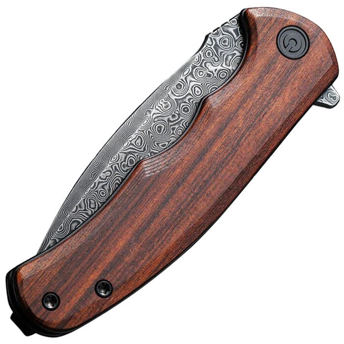 Nóż składany Civivi Mini Praxis Guibourtia Damascus