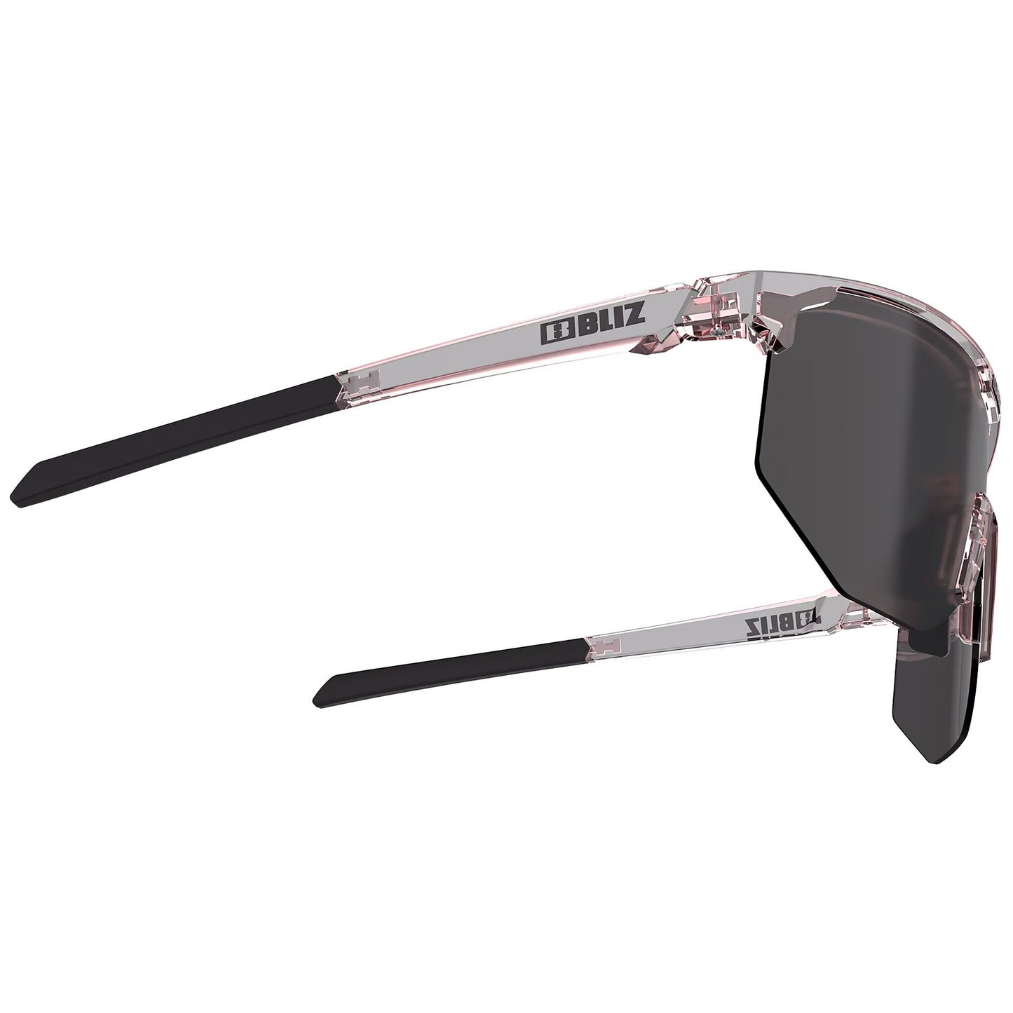 Okulary przeciwsłoneczne Bliz Hero Small - Transparent Rose/Smoke
