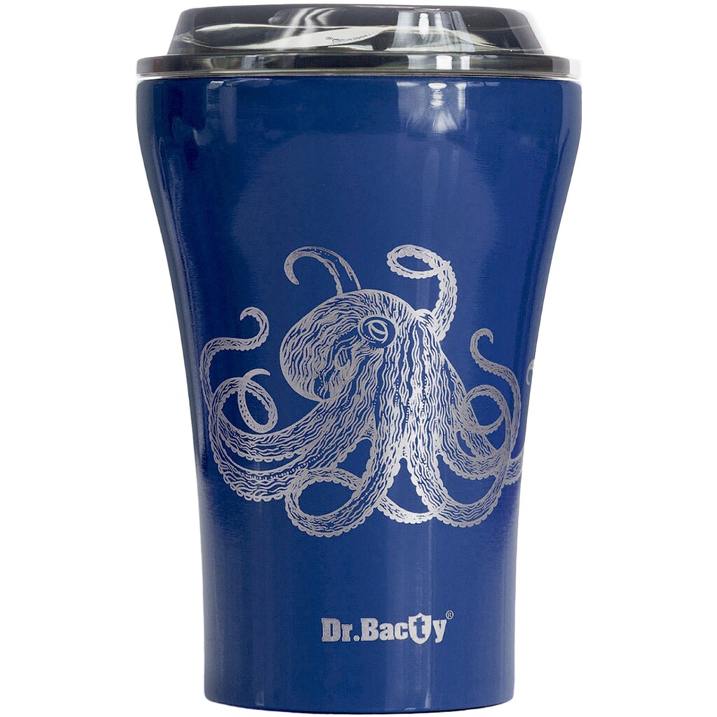 Kubek termiczny Dr.Bacty Apollo Ceramic Ośmiornica 227 ml - Granatowy
