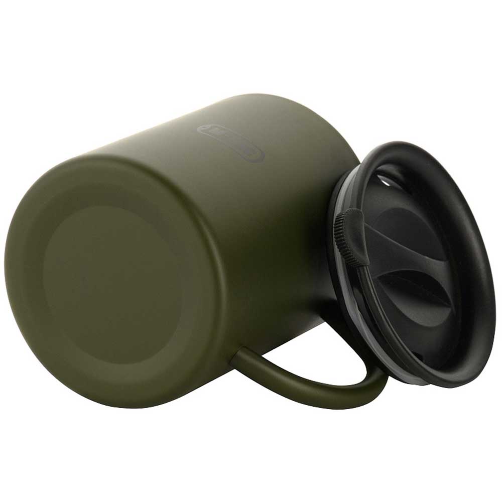 Kubek termiczny M-Tac z pokrywką 400 ml - Olive