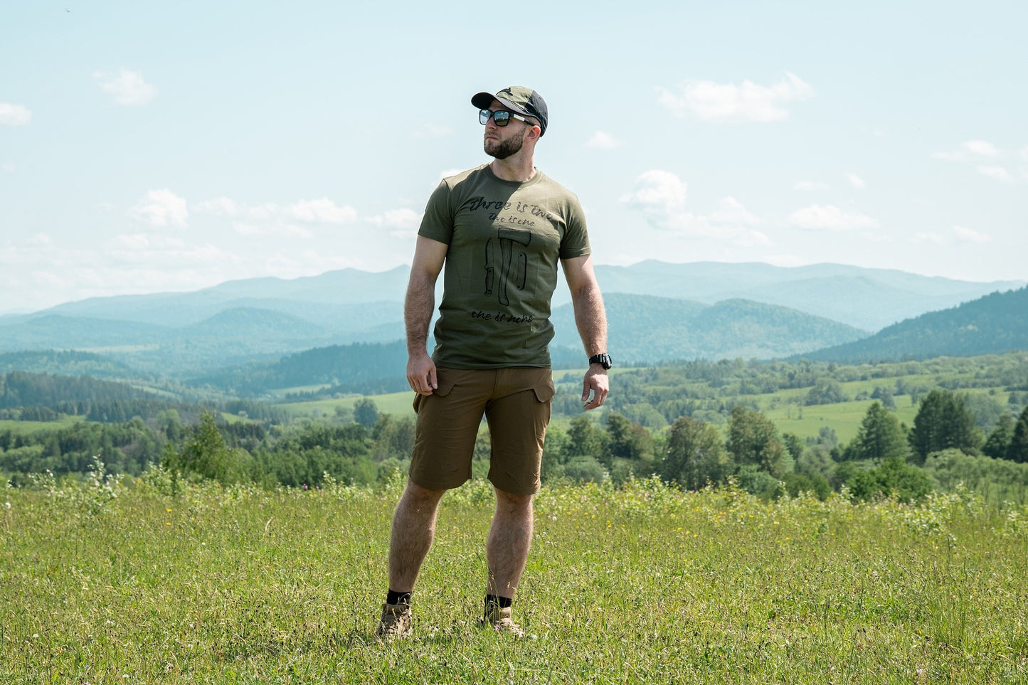 Szorty Helikon OTS 11" VersaStretch Lite - Mud Brown