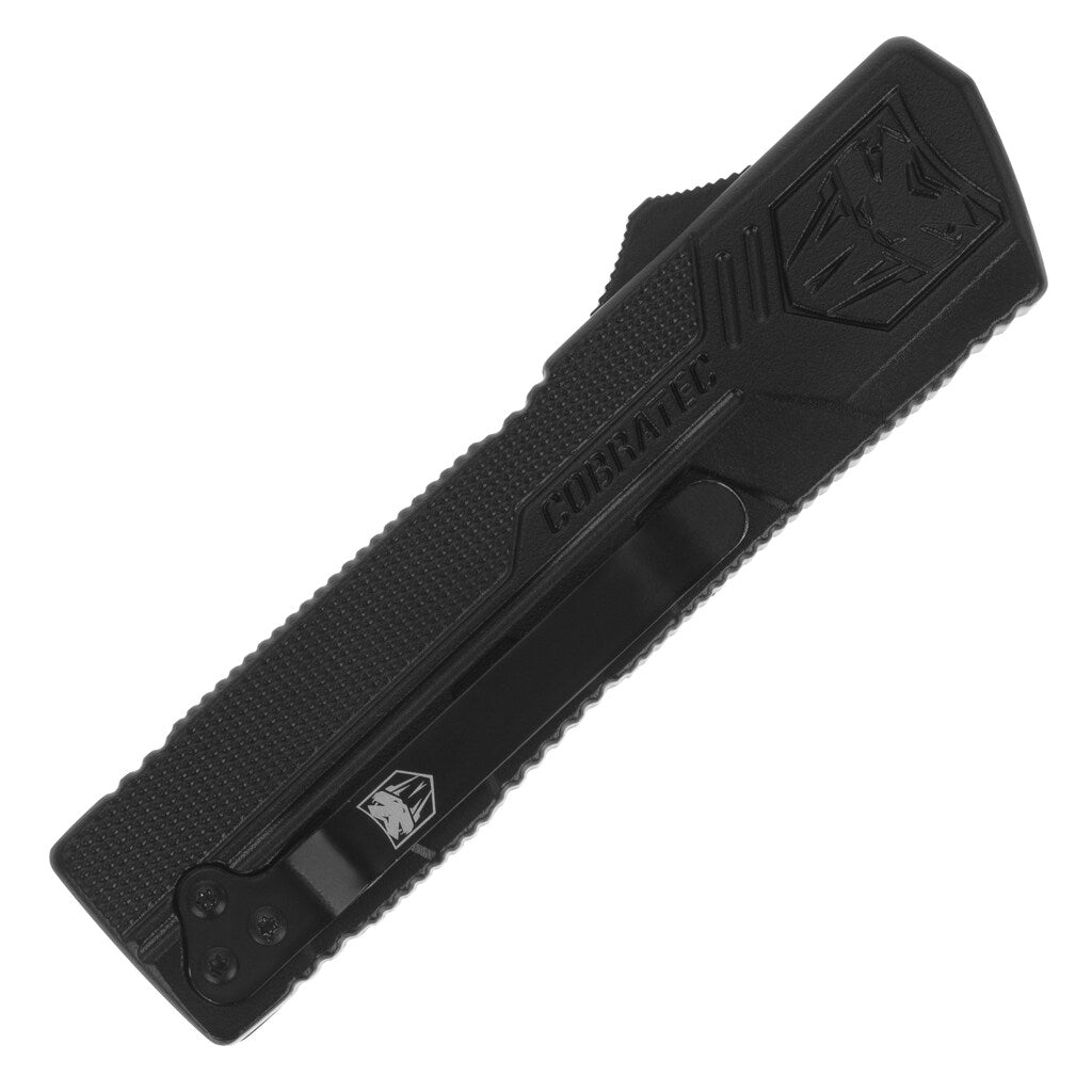 Nóż sprężynowy CobraTec D2 Lightweight OTF Black