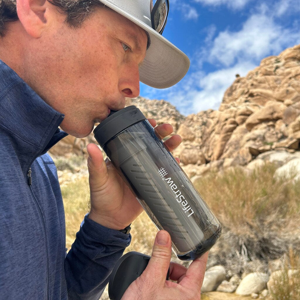 Butelka z filtrem LifeStraw Go 2.0 Tritan 1 l - Icelandic Blue