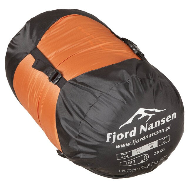 Śpiwór Fjord Nansen Trondeland MID Carnelian 2000 g - prawy