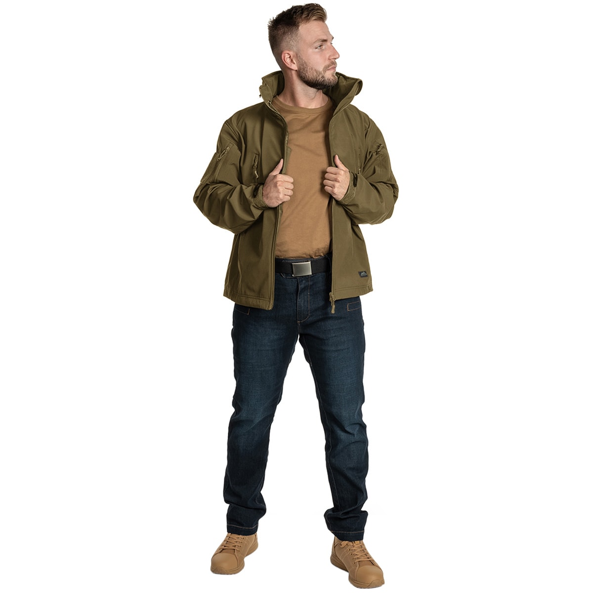 Kurtka Helikon Gunfighter Softshell Shark Skin Windblocker - Adaptive Green