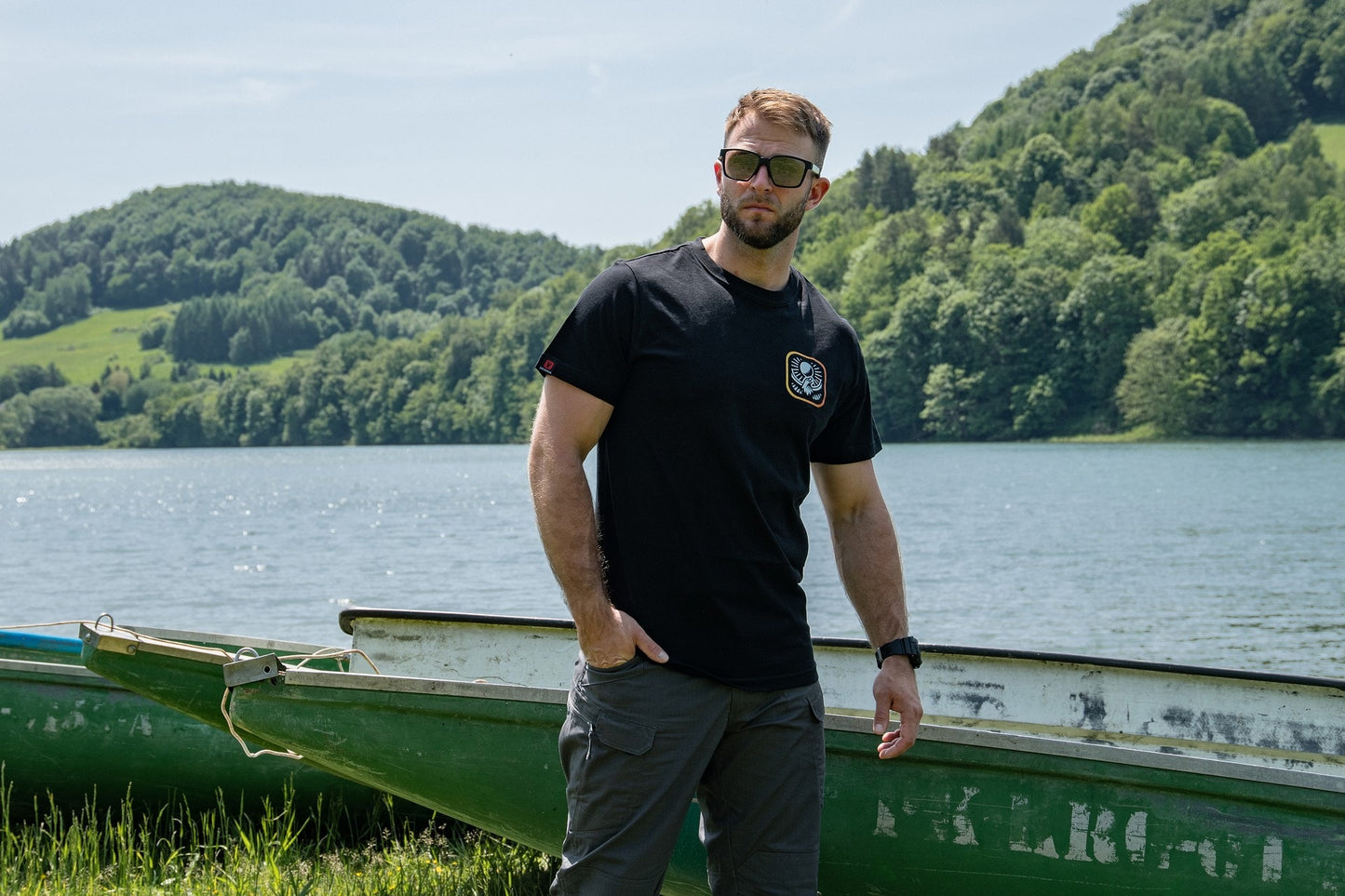 Koszulka T-shirt Voyovnik Summit Wings - Czarna