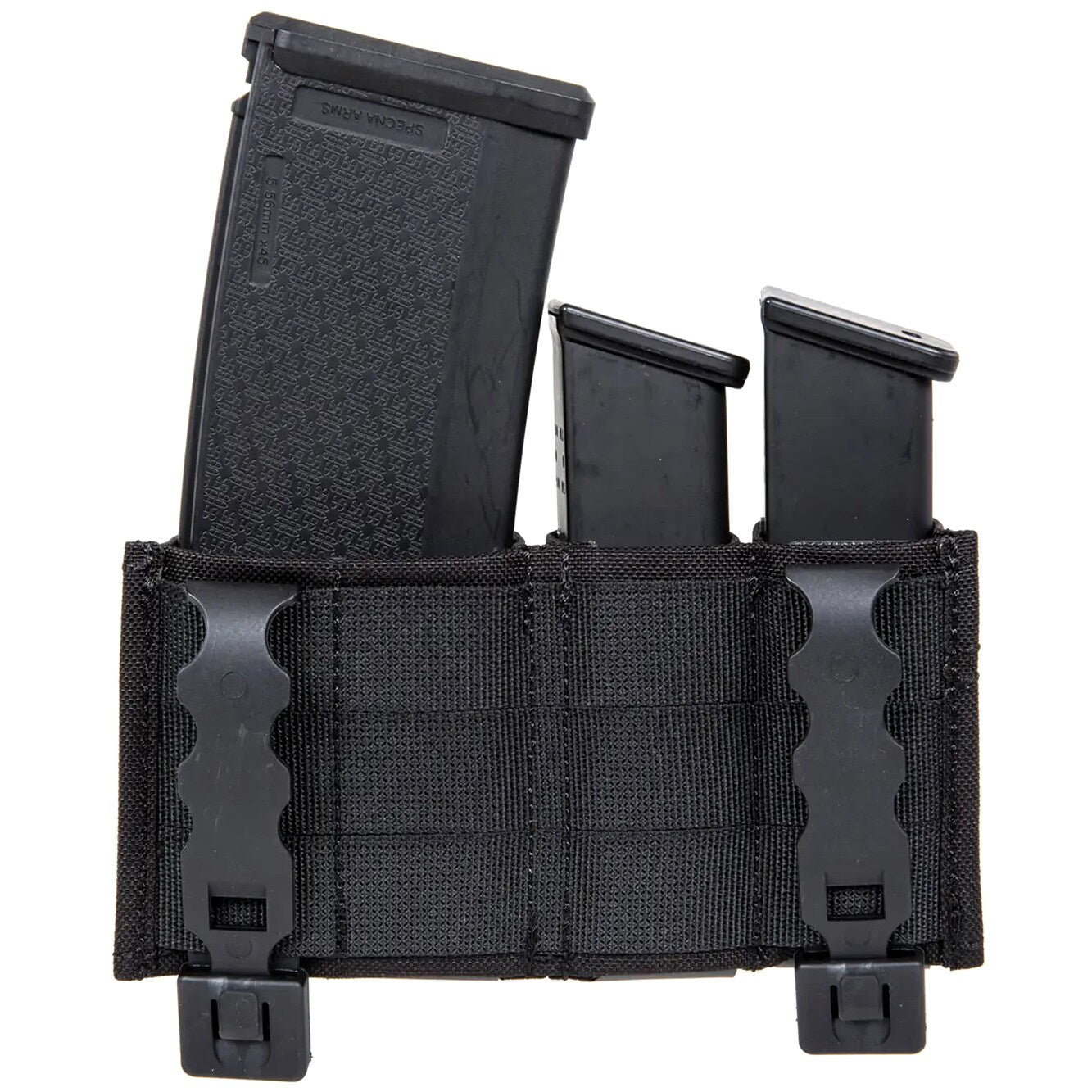 Potrójna ładownica Wosport Combo na magazynki - Black